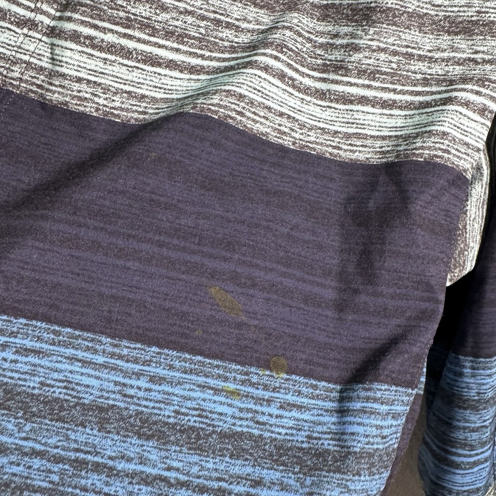 Lululemon Blue Pattern Athletic Shorts Stretch Training Gym | Men Small | As Is - Picture 3 of 8
